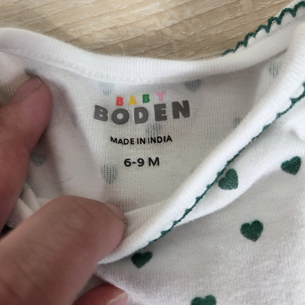 Baby Bodysuit Bundle 4 Pc Kate Quinn Boden Zara Me & Henry Organic Cotton 6-12M - Picture 5 of 11